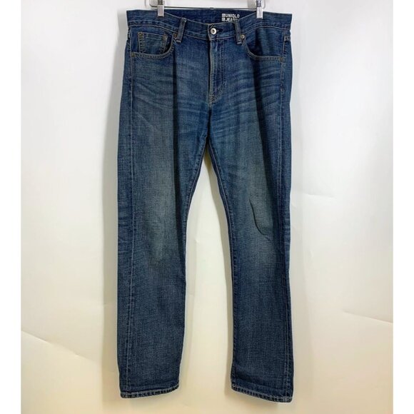 Uniqlo Men's Selvedge Regular Fit‎ 100% Cotton 5 Pocket Denim Jeans Size 32x32